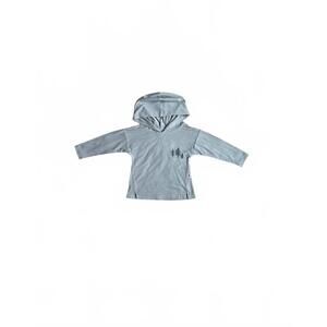 NEW BABYSPROUTS boy's bamboo tree jersey hoodie in baby blue